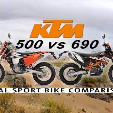 KTM 500 vs 690: Dual Sport Bike Comparison