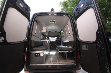 Adding Upholstered Wall Panels in our Sprinter Campervan