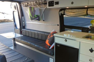 Countertop and Tabletop Solution for Our Sprinter Campervan